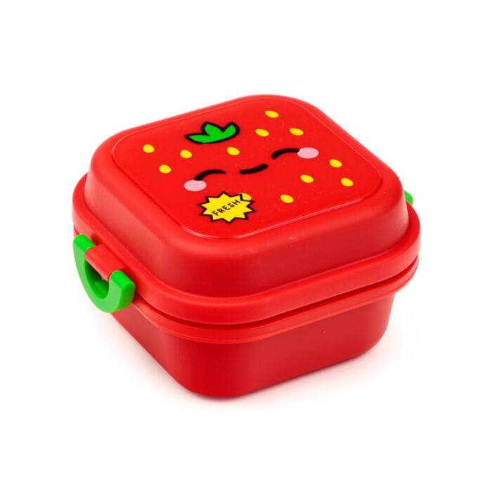 Elidi the Strawberry Foodiemals Clip Lock Staplad Bento Lunchlåda