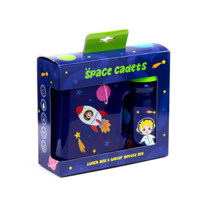 Space Cadet Rymd Lunchlåda & Vattenflaska-Set