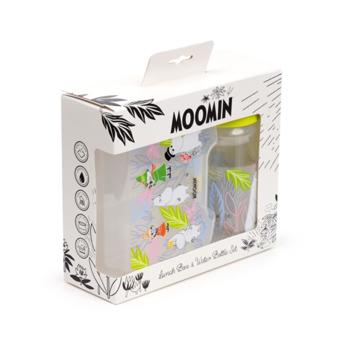 Moomin Tammi Lunchlåda & Vattenflaska-Set