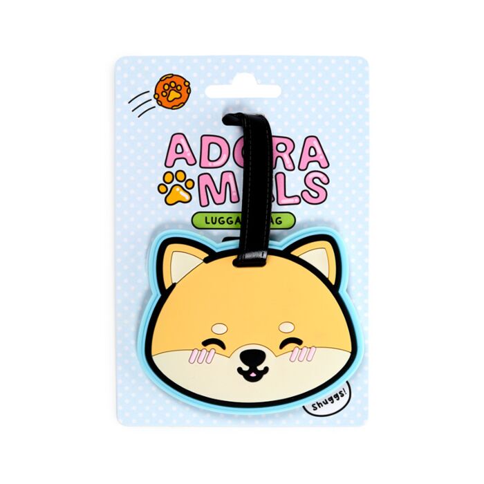 Adoramals Shuggs the Shiba Inu PVC Bagagelapp