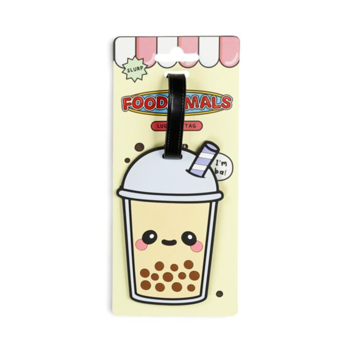 Foodiemals Bubbelte PVC Bagagelapp