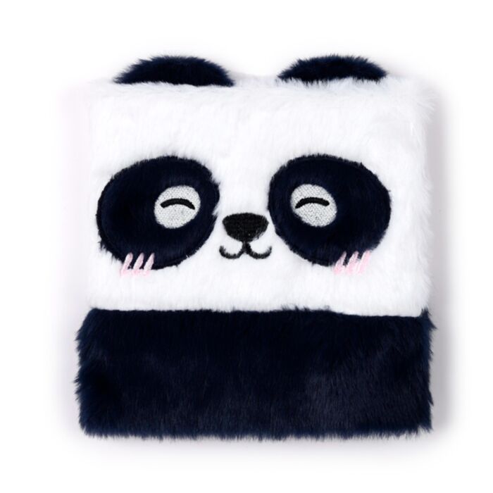 Adoramals Panda Plysch Fluffies Anteckningsbok
