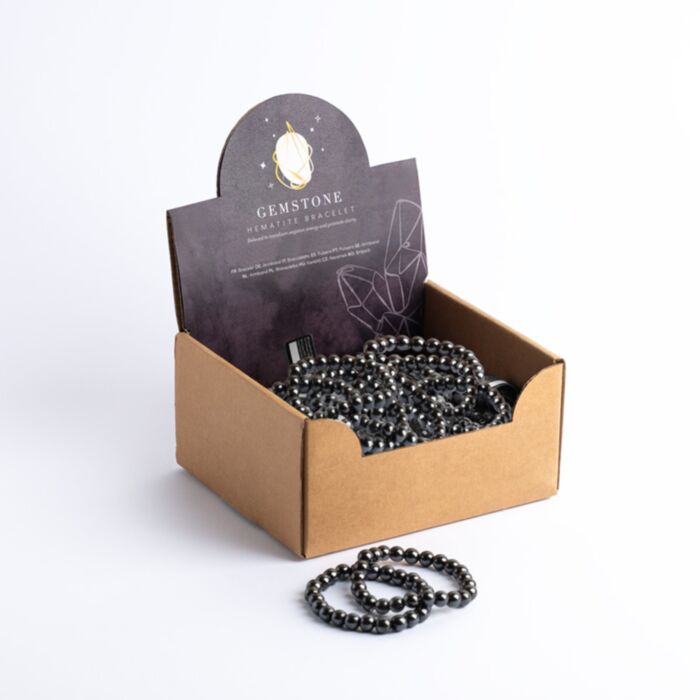 Hematit Runda Pärlor Armband