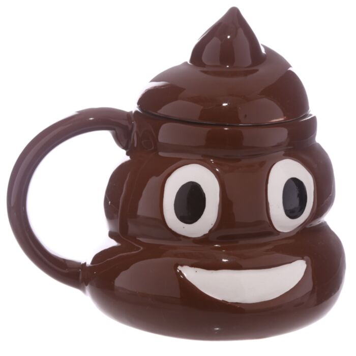 Emotive Mugg - Bajs med Lock Design