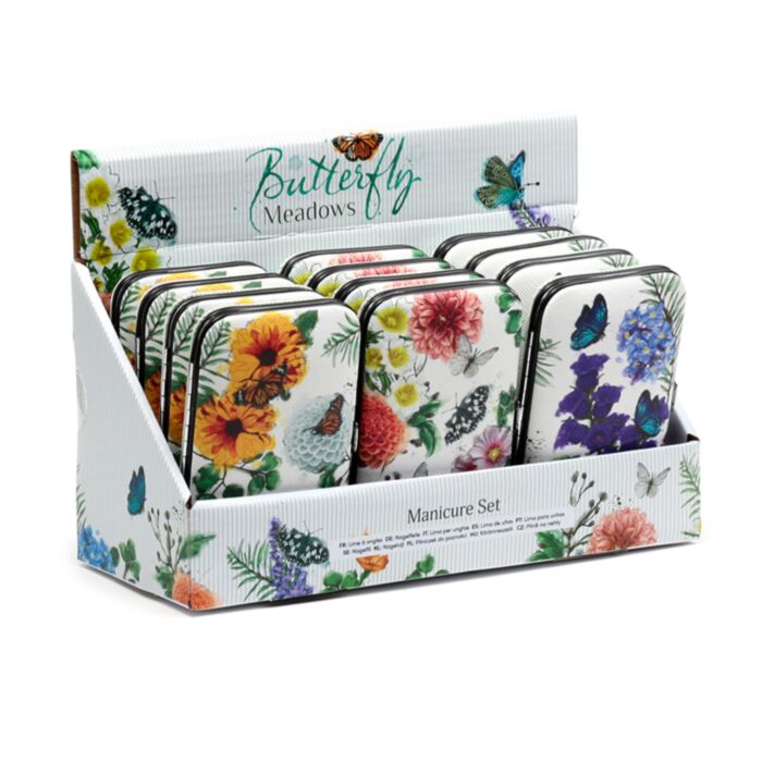 Butterfly Meadows Fjäril Manikyrset med 5 Delar