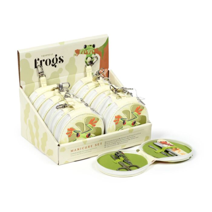 Tropical Frogs Groda Runt Manikyrset med 5 Delar