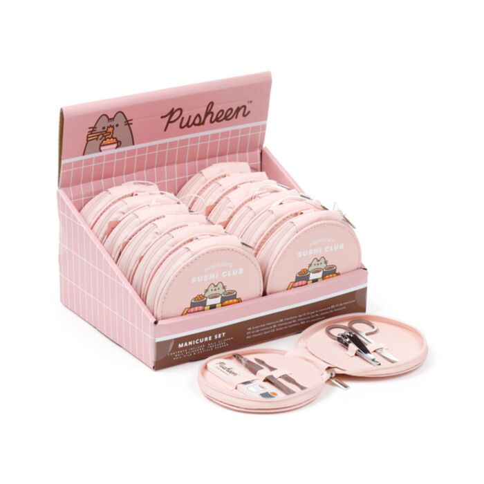Pusheen the Cat Katt Sushi Club Runt Manikyrset med 5 Delar