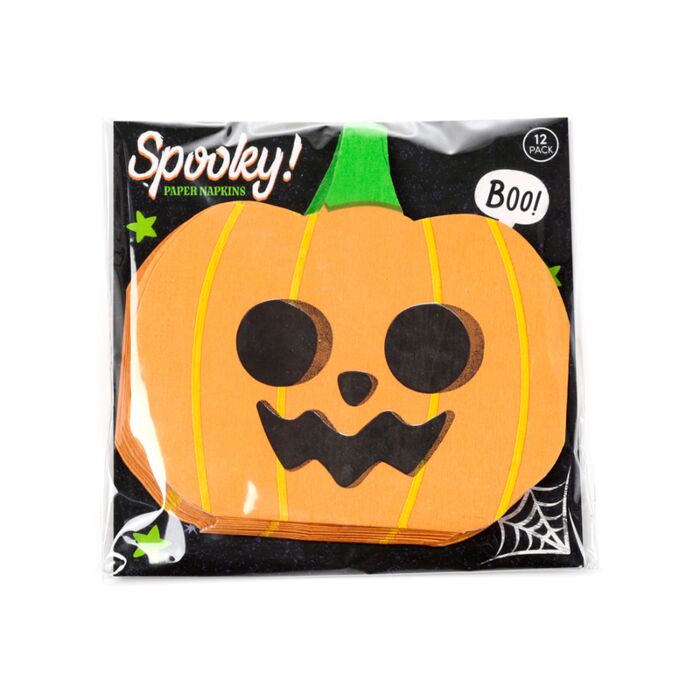 Halloween Pumpa 12-Pack 3ply Party Pappersservetter