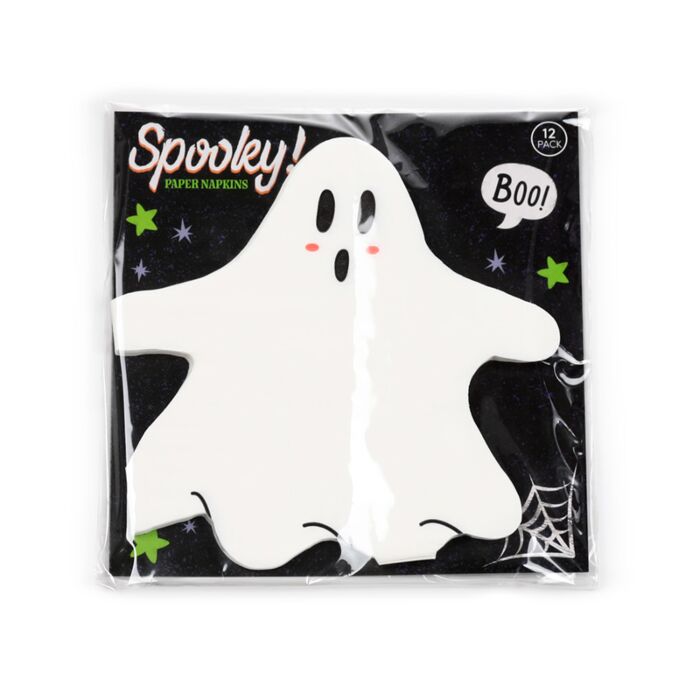 Halloween Spöke 12-Pack 3ply Party Pappersservetter