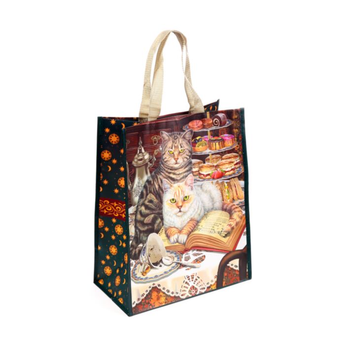 Lisa Parker Brewed Prophecies Cat Katt Återanvändbar Shoppingväska