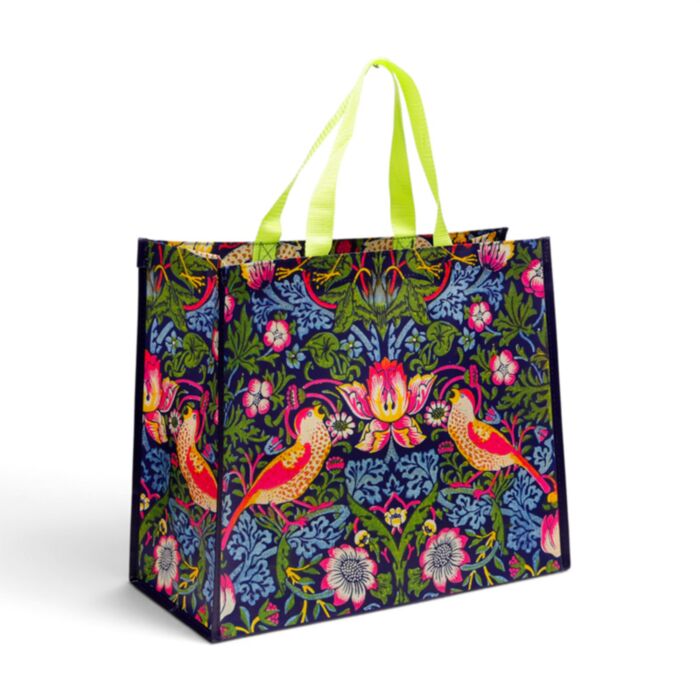 William Morris Strawberry Thief Återanvändbar Shoppingväska