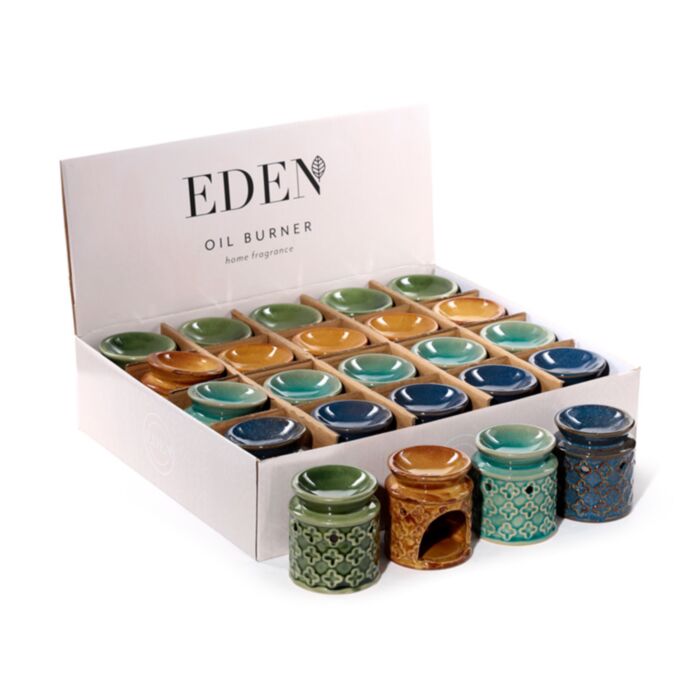 Eden Liten Aromalampa med Enkelt Blommotiv