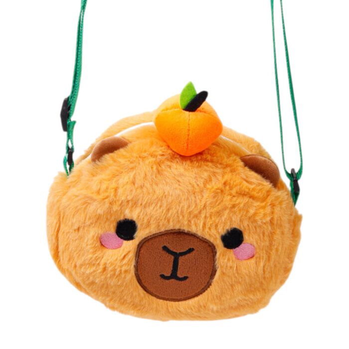 Duke the Capybara Adoramals Crossbody Plysch Axelväska