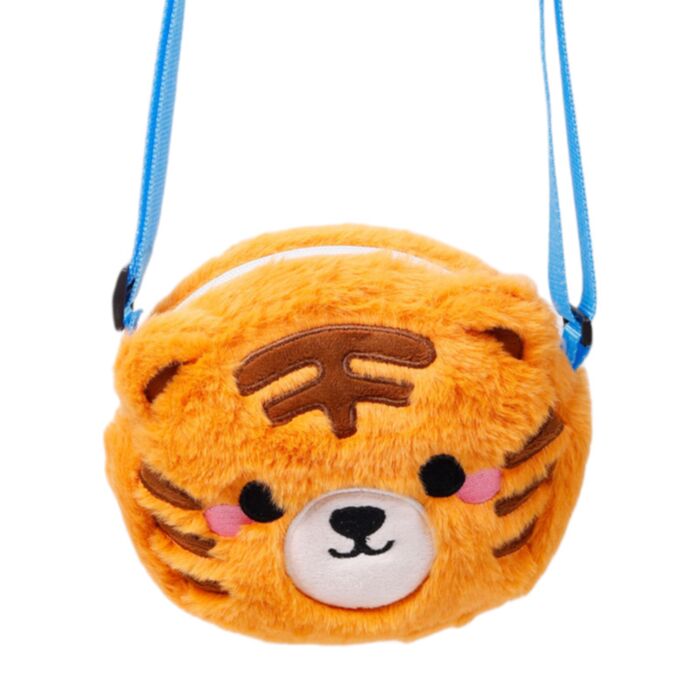 Alfie the Tiger Adoramals Crossbody Plysch Axelväska