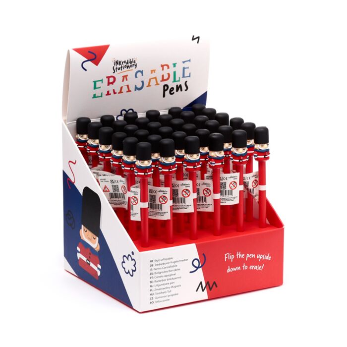 Inkredible Suddbar Bläckpenna med London Vakt Topp