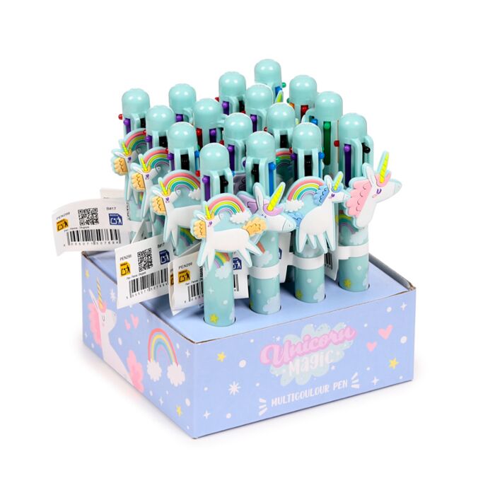 Unicorn Magic Enhörning Penna med Multifärg Berlock (6 Färger)
