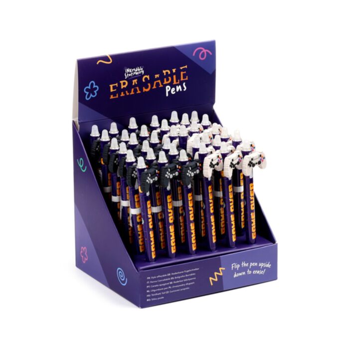 Game Over Inkredible Suddbar Bläckpenna med PVC Spelkontroll-topp