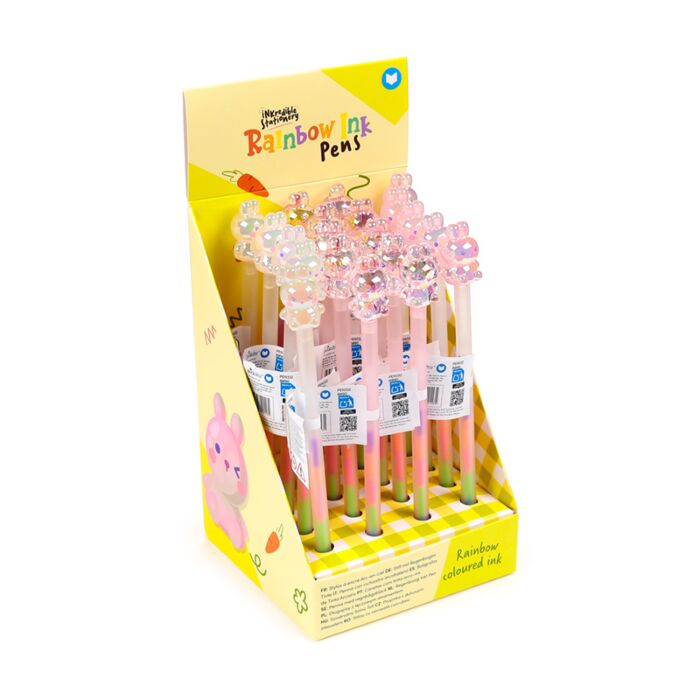 Springtime Kanin Penna med Regnbågsbläck