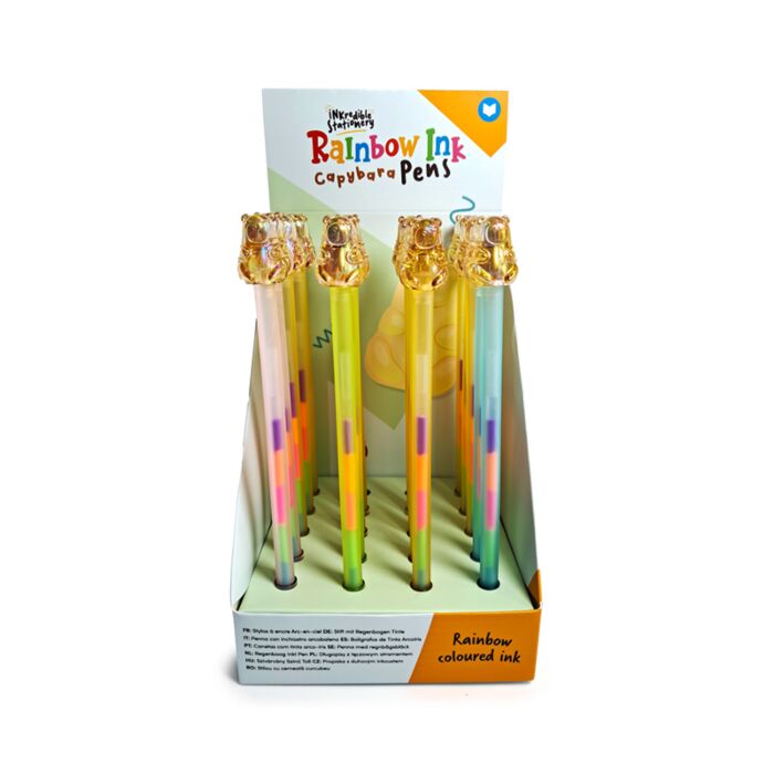 Capybara Penna med Regnbågsbläck