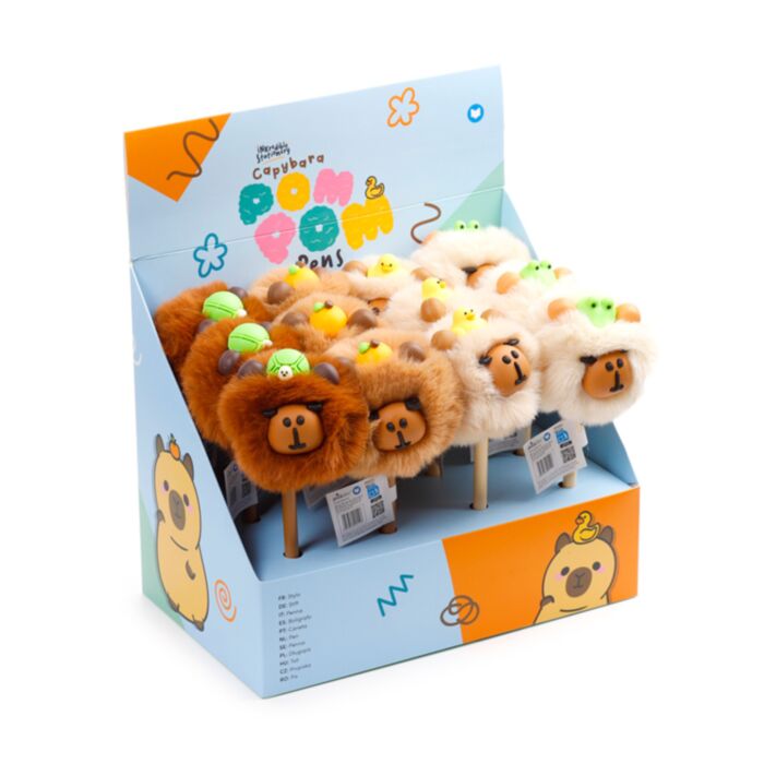 Capybara Pom Pom Penna md Fluffig Topp