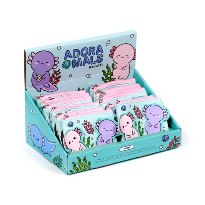 Maddie the Axolotl Adoramals Formad Portmonnä