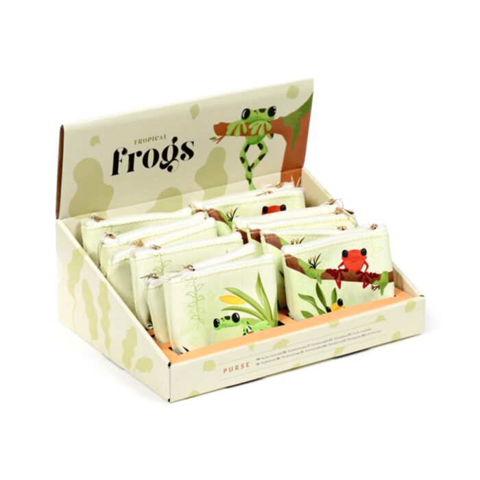Tropical Frogs Groda PVC Portmonnä