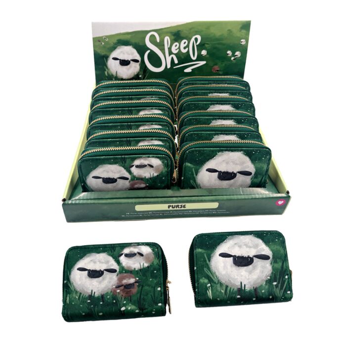 Sheep Får Liten Plånbok med Dragkedja