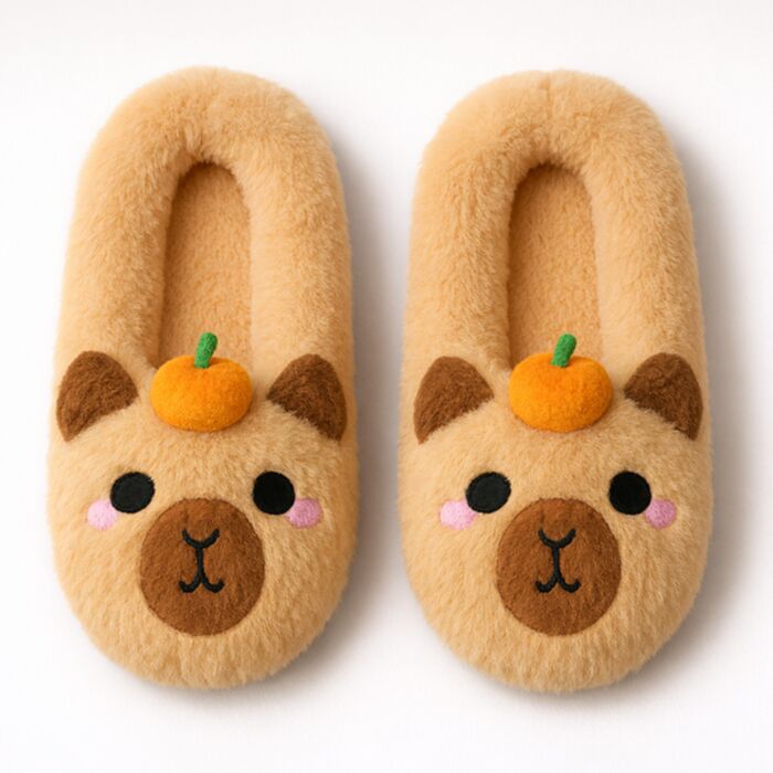 Capybara Anti-Slip Plysch Tofflor EU39-41/UK6-8