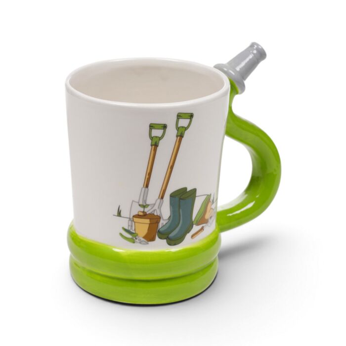 Trädgård Format Handtag Keramik Mugg - Vattenslang