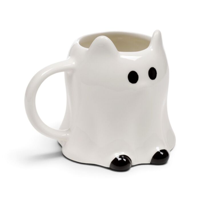 Spooky Kattspöke Formad Keramikmugg