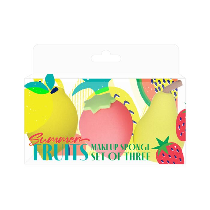 Summer Fruits Sminksvampar 3-Pack