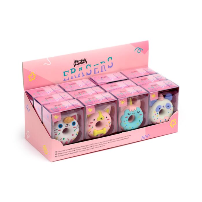Enhörning Donut Suddgummi i Minilåda