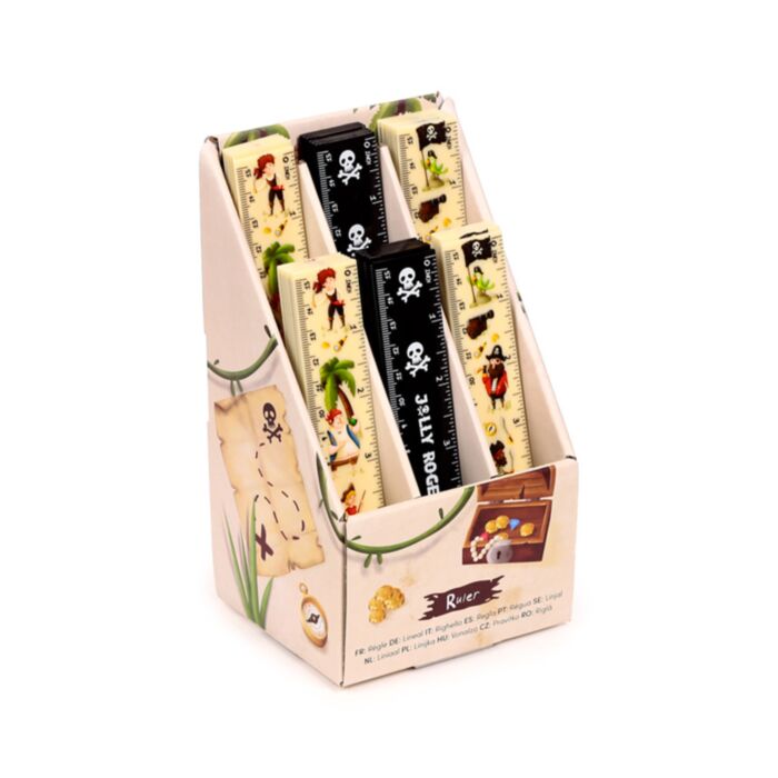 Jolly Rogers Pirat Linjal (15cm)