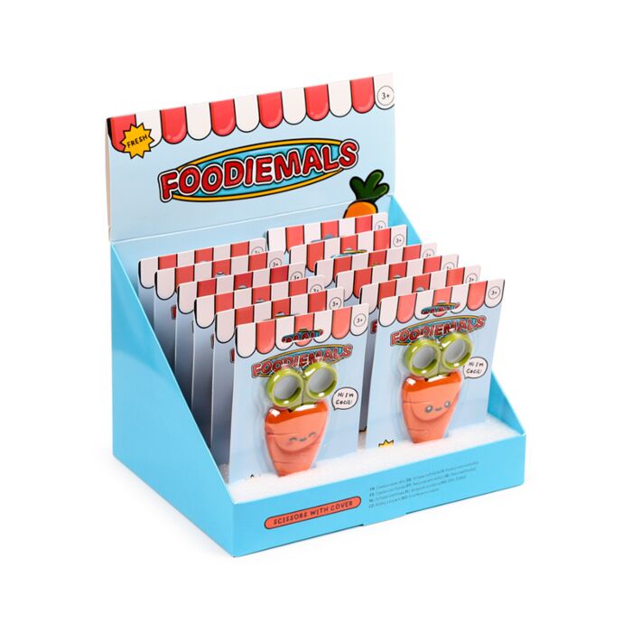 Foodiemals Cecil the Carrot Morot Sax för Barn i Hållare