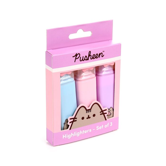 Pusheen the Cat Överstrykningspenna med Format Lock 3-Pack