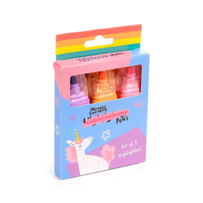 Unicorn Magic Enhörning Överstrykningspenna med Format Lock 3-Pack