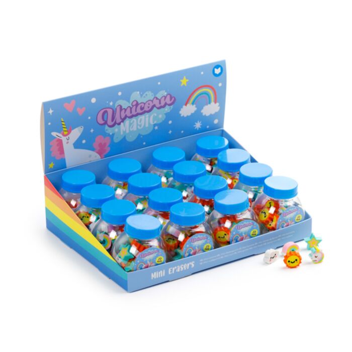 Unicorn Magic Enhörning Mini Suddgummin i Burk