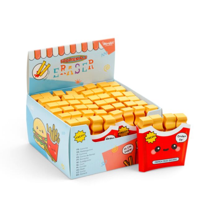 Foodiemals French Fries 4-Pack Format Suddgummi-Set