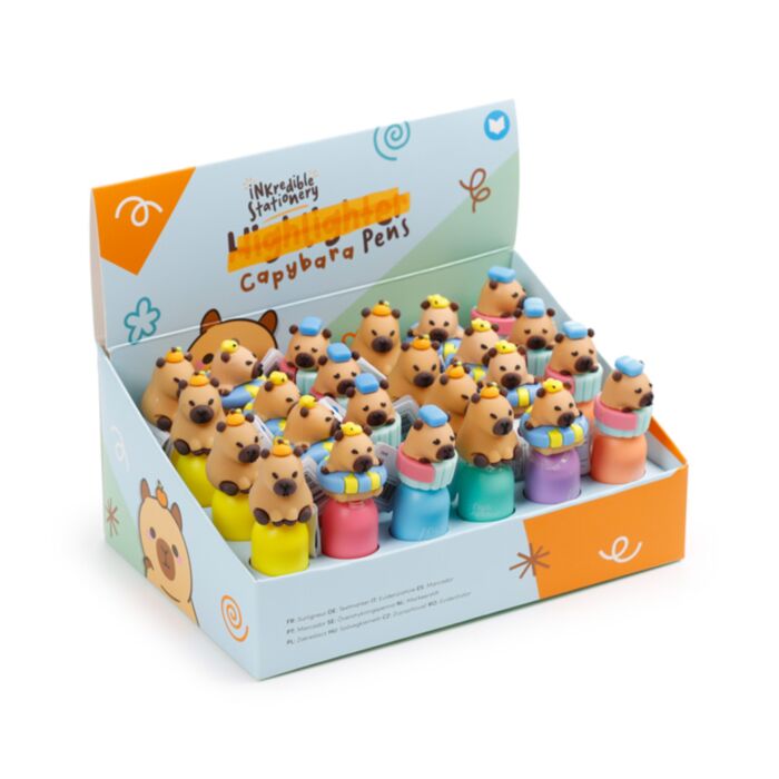 Capybara Överstrykningspenna med Topp