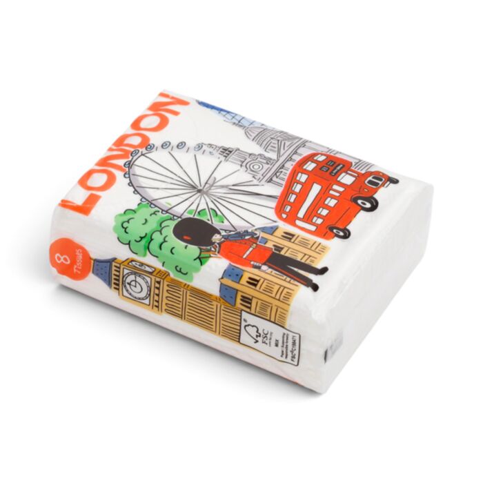London Souvenir Vakt & London Buss 8-Pack Servetter