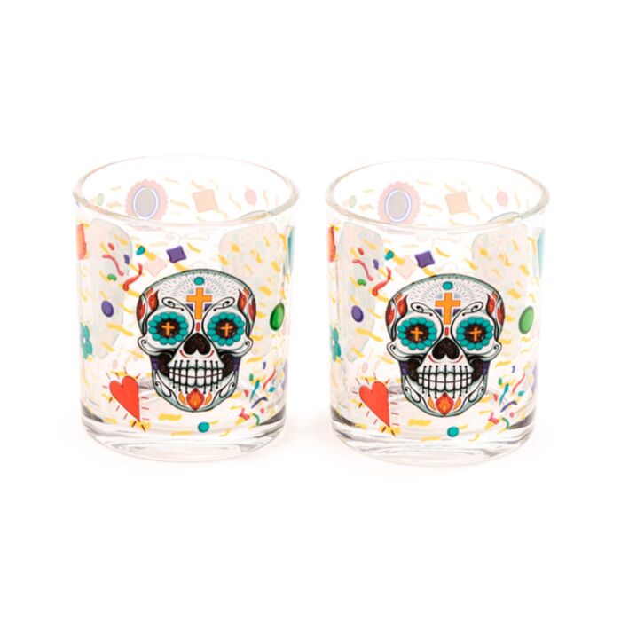 Day of the Dead 2-Pack Tumblers i Glas 250ml
