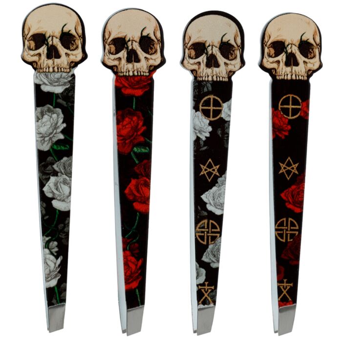 Skull and Roses Formade Pincetter