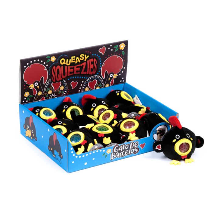 Queasy Squeezies Galo De Barcelos Plysch Klämmig Leksak