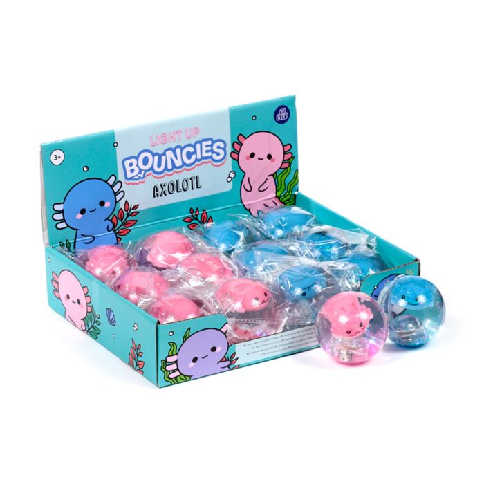 Axolotl High Bounce LED Blinkande Studsboll