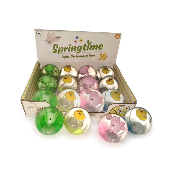 Springtime Anka High Bounce LED Blinkande Studsboll