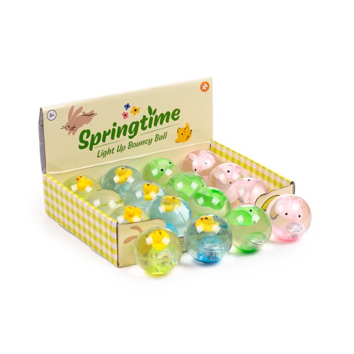 Springtime Anka High Bounce LED Blinkande Studsboll
