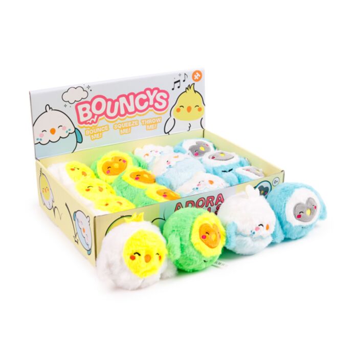 Adoramals Fåglar High Bounce Plysch Studsboll
