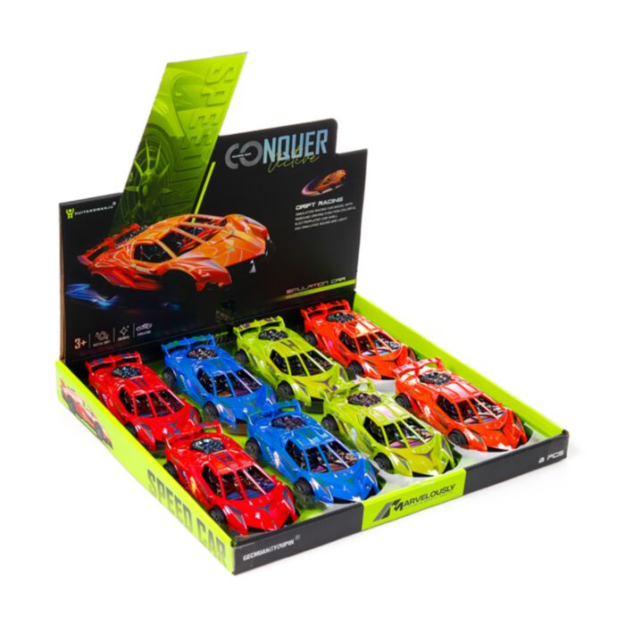 Drift Car Bil Friction Push/Pull Actionleksak