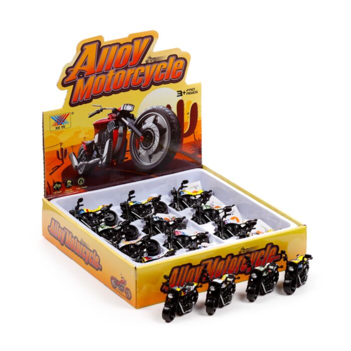 Motorcykel Pull Back Actionleksak