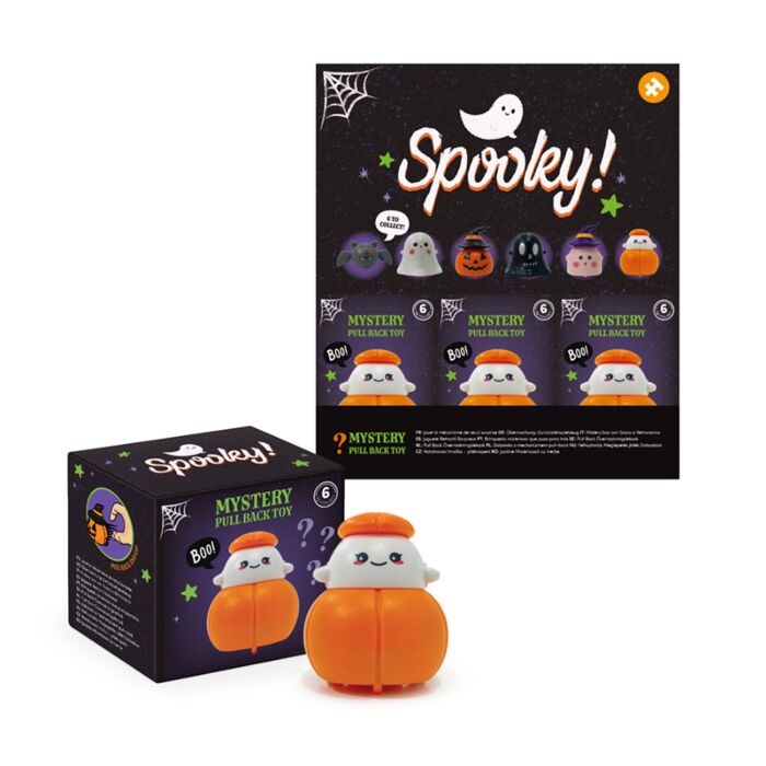 Mystery Spooky Pull Back Leksak Blind Box